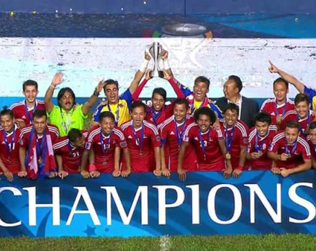 Official int'l football title for Nepal after 23 yrs